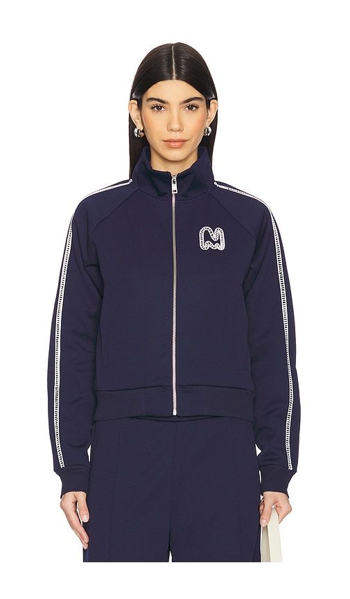A'Jour Sweatshirt in Navy. - size M (also in S, XS) - MSGM - Modalova