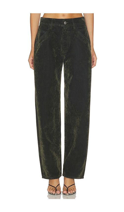 Monica Jeans in Green. - size 32 (also in 34, 36, 38, 40) - MAY MASHIAH - Modalova