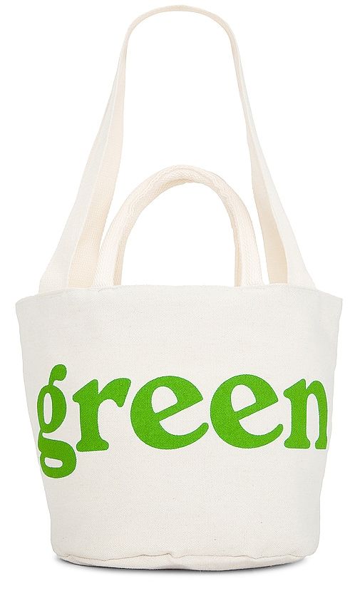 Round Grow Pot Small Tote Bag in Cream - Mister Green - Modalova