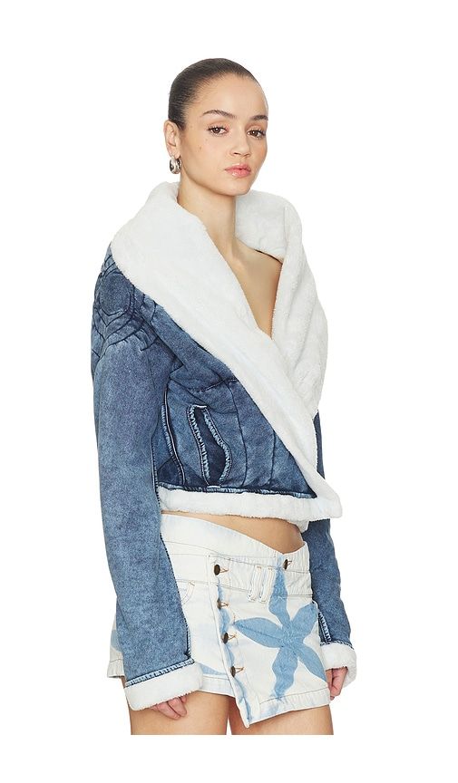 Bathrobe Vortex Jacket in Blue. - size S (also in XS) - Masha Popova - Modalova