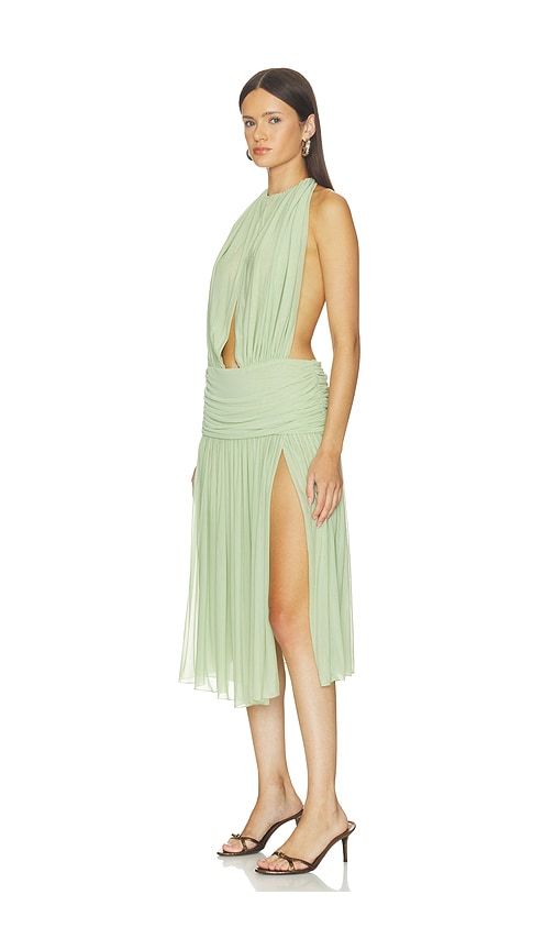 La Piscine Lady Length Dress in Sage. - size L (also in M, S) - Mirror Palais - Modalova