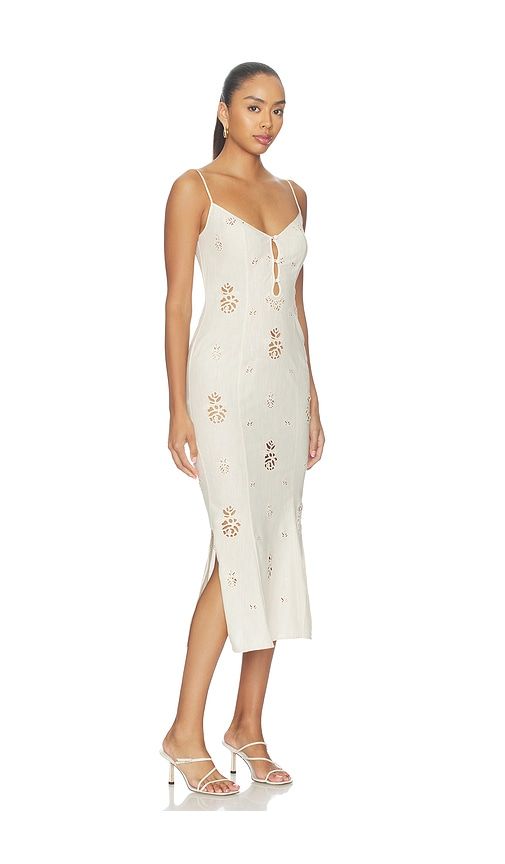 Regina Midi Dress in White. - size S (also in XS) - Mirror Palais - Modalova