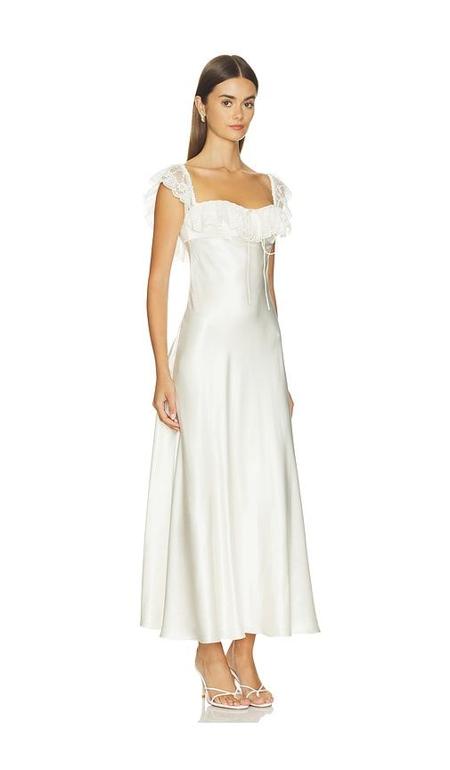 Sonata Lady Length Dress in Cream. - size L (also in M, S, XS) - Mirror Palais - Modalova