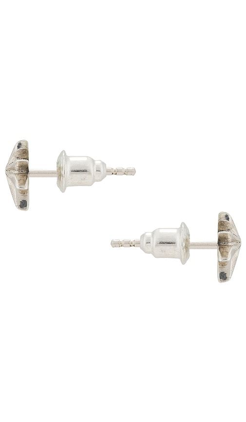 Hempstar Earrings 8mm in Metallic Silver - MAPLE - Modalova