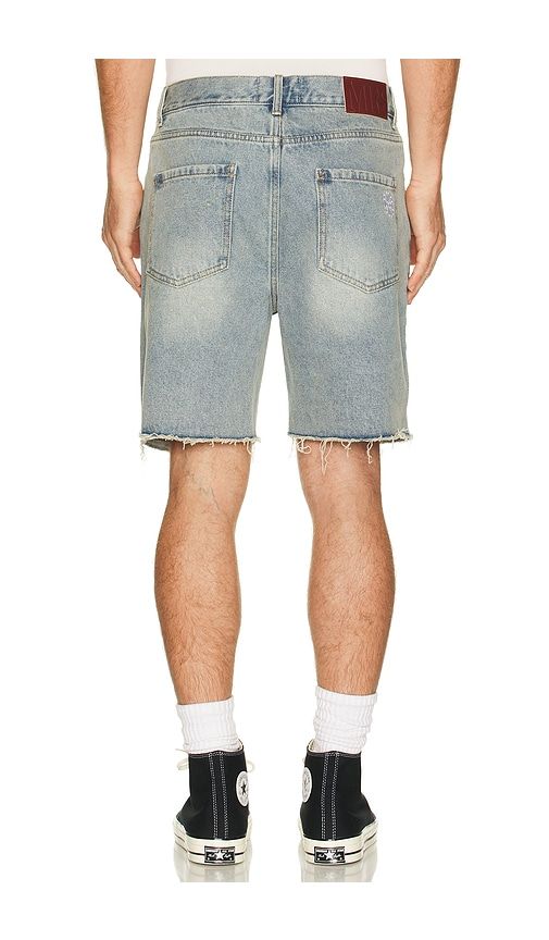 Distressed Denim Shorts in Blue. - size 30 (also in 32, 34, 36) - Midnight Rodeo - Modalova