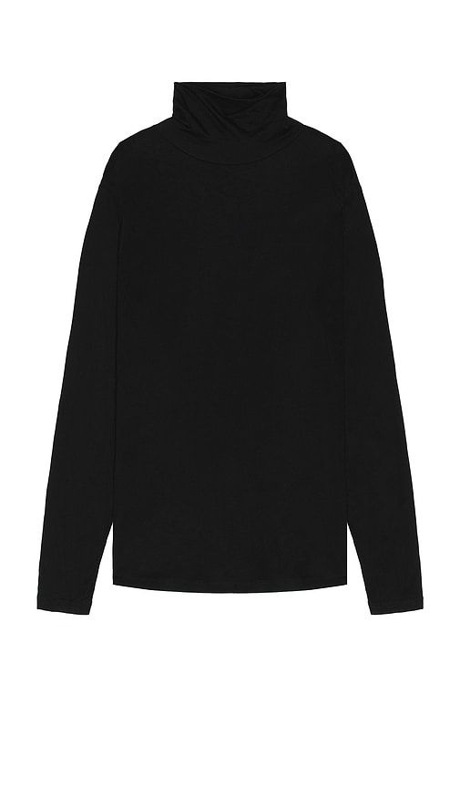 Dann Turtle Neck Tee in Black. - size L (also in M) - Monfrere - Modalova