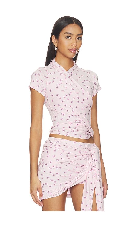 Asymmetrical Ruffle T-Shirt in . - size L (also in M, S, XS) - MARRKNULL - Modalova