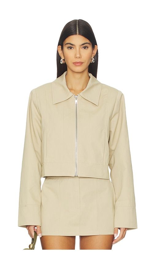 Nikolas Jacket in Beige. - size S (also in XS) - MADISON THE LABEL - Modalova