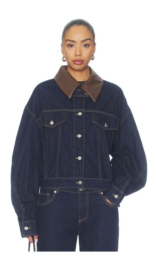 Avery Jacket in Blue. - size L (also in M, S, XL, XS) - MADISON THE LABEL - Modalova