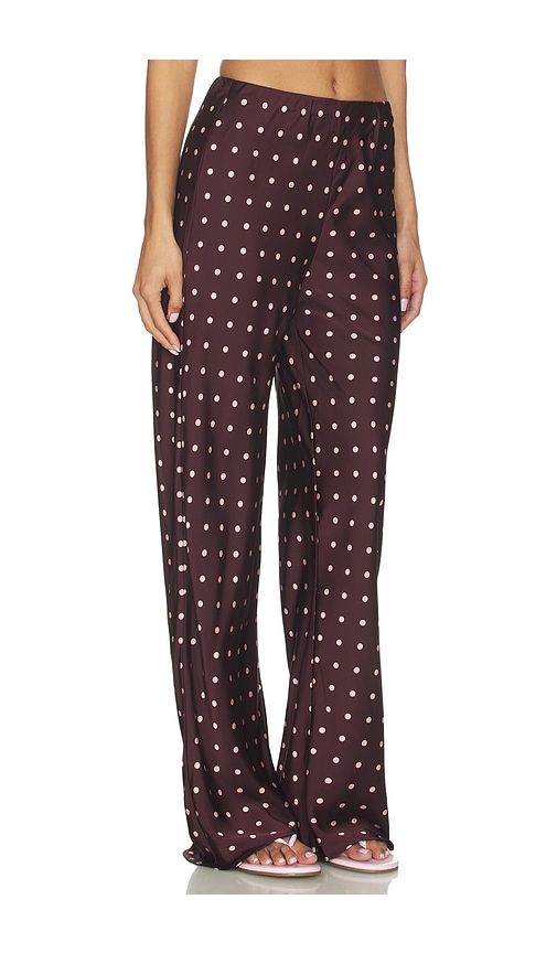 Giovanna Pant in Chocolate,Pink. - size L (also in M, S, XS) - MADISON THE LABEL - Modalova