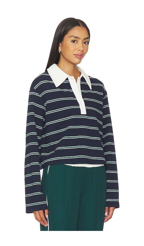 Ryland Rugby Top in Blue. - size XS (also in S, M, L) - MADISON THE LABEL - Modalova