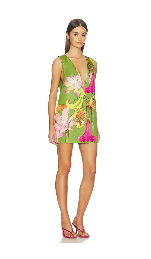 Floral Canopy V Neck Electra Dress in . - size M (also in S) - Muma World - Modalova