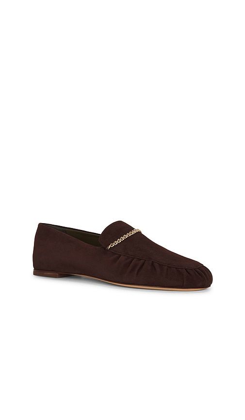 Ortensia Suede Loafer in Chocolate. - size 36 (also in 37, 38, 39, 40) - Maria Luca - Modalova