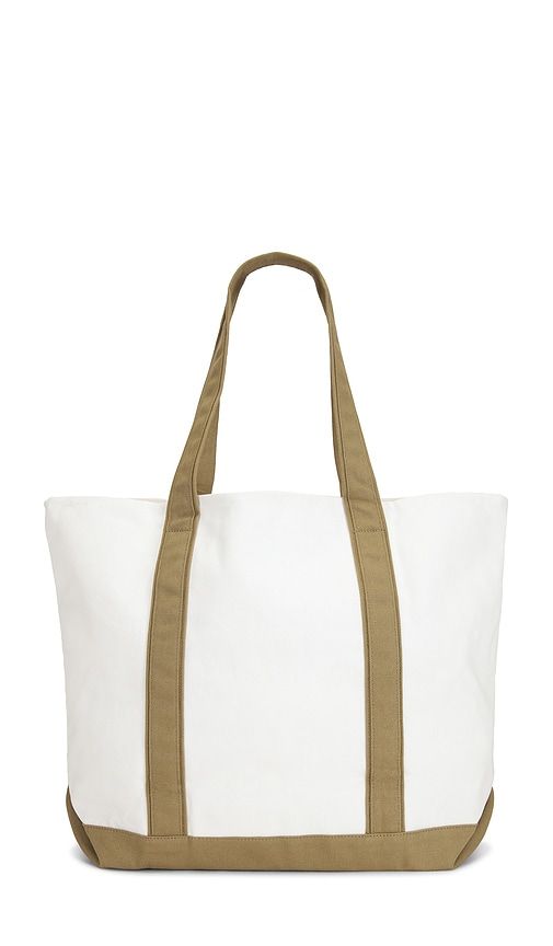 Stencil Boat Tote in Metallic Bronze - Museum of Peace and Quiet - Modalova