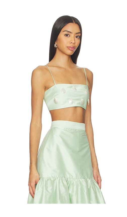 Coral Top in Green. - size L (also in M, S, XS) - Mayle Vasquez - Modalova