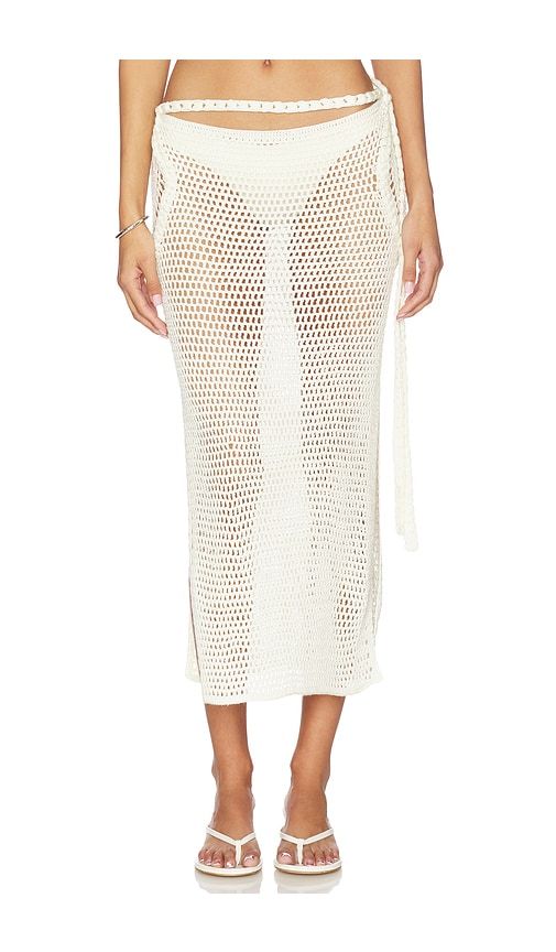 Dune Hand-crocheted Maxi Skirt in . - size L (also in M, S) - My Beachy Side - Modalova