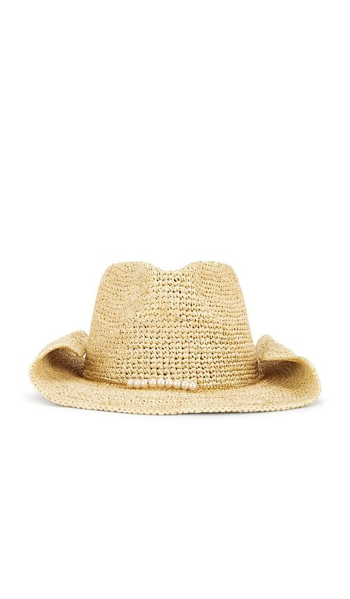 Charlotte Cowgirl Hat in Tan - Nikki Beach - Modalova