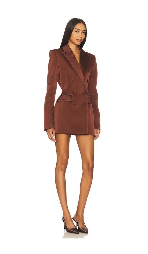 Monica Satin Blazer in . - size 10/L (also in 2/XS) - Nadine Merabi - Modalova
