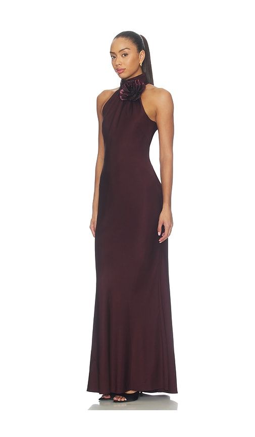 Satin Maxi Dress in . - size 4/S (also in 6/SM) - Nadine Merabi - Modalova