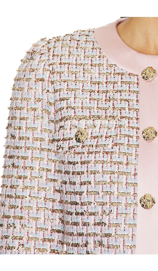 Remy Pink Jacket in . Size 10/L. Also in 2/XS, 4/S, 6/SM, 8/M - Nadine Merabi - Modalova
