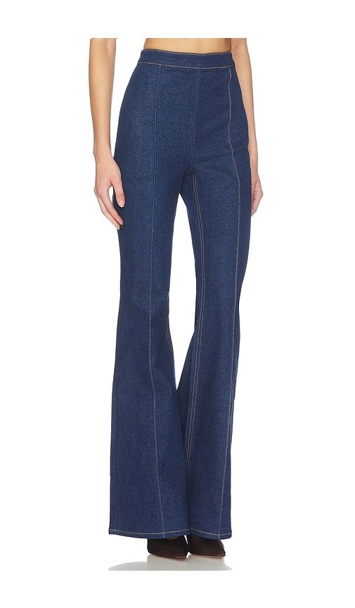 Charlotte Denim Trousers in . - size 4/S (also in 6/SM, 8/M) - Nadine Merabi - Modalova