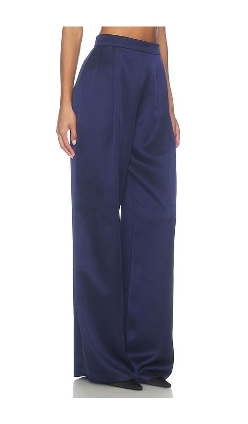 Satin Wide Leg Trousers in . - size 4/S (also in 6/SM, 8/M) - Nadine Merabi - Modalova