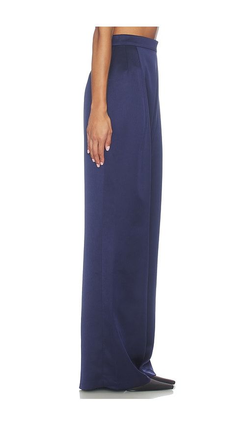 Satin Wide Leg Trousers in . Size 10/L. Also in 4/S, 6/SM, 8/M - Nadine Merabi - Modalova