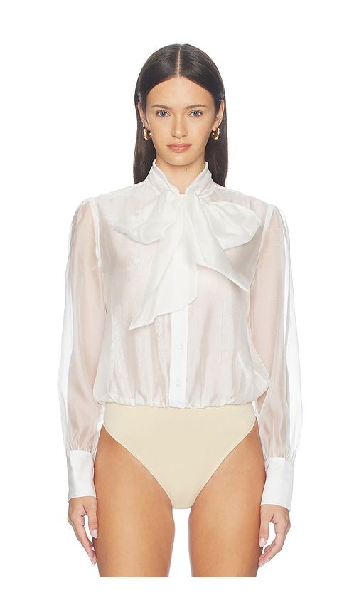 Organza Blouse Bodysuit in . - size 4/S (also in 6/SM) - Nadine Merabi - Modalova