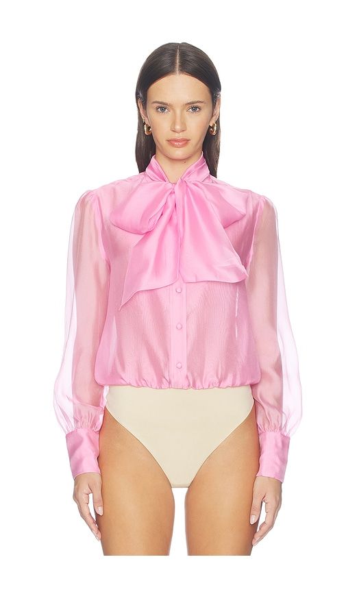 Organza Blouse Bodysuit in . - size 4/S (also in 6/SM, 10/L) - Nadine Merabi - Modalova
