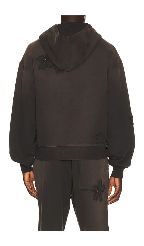 Flower Patch Hoodie in Black. - size L (also in S, XL/1X) - Nahmias - Modalova