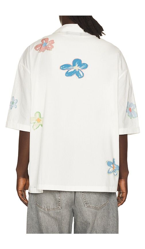 Super Bloom Cropped Short Sleeve Shirt in . - size L (also in S, XL/1X) - Nahmias - Modalova