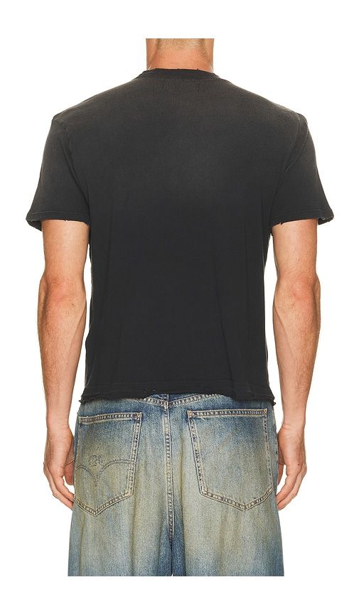 Say No Open Hem Fitted Tee in Black. - size L (also in M, S, XL/1X, XXL/2X) - Nahmias - Modalova