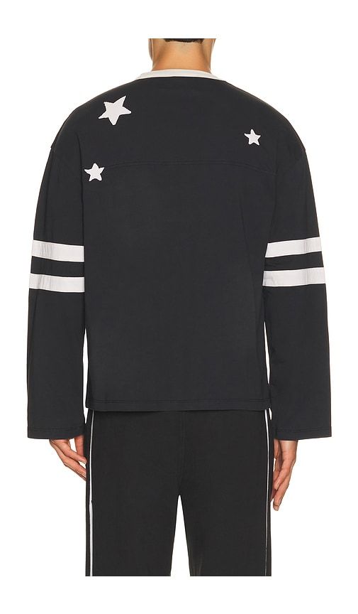 All Star Varsity Long Sleeve in Black. - size L (also in M, S, XL/1X, XXL/2X) - Nahmias - Modalova
