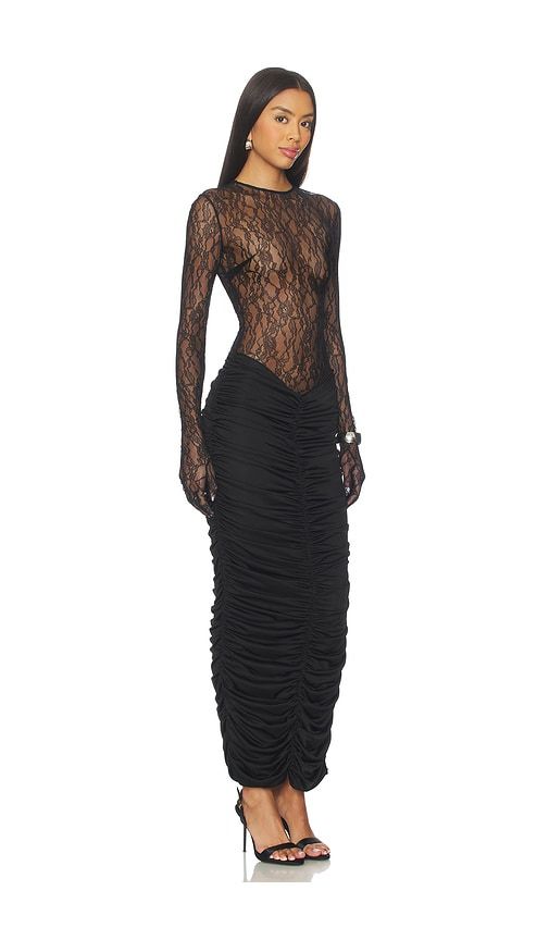 Vivienne Lace Maxi Dress in Black. - size 38/6 (also in 40/8) - ILKYAZ OZEL - Modalova