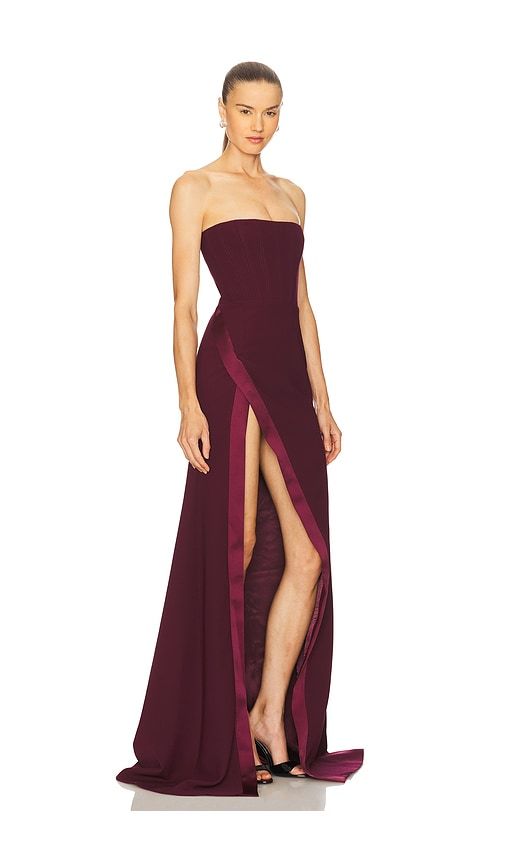 Nefertiti Maxi Dress in Burgundy. - size 36/4 (also in 40/8) - ILKYAZ OZEL - Modalova