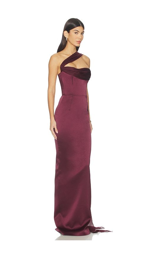 Julietta Dress in Burgundy. - size 34/2 (also in 36/4) - ILKYAZ OZEL - Modalova