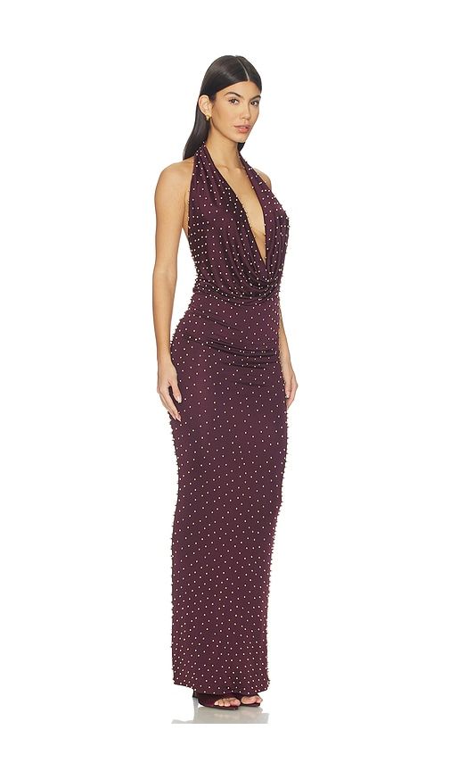 Agel Dress in Wine. - size 34/2 (also in 38/6) - ILKYAZ OZEL - Modalova