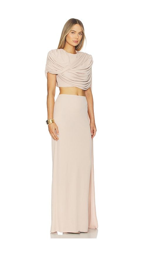 Khara Top in Neutral. - size 38/4 (also in 40/6) - ILKYAZ OZEL - Modalova