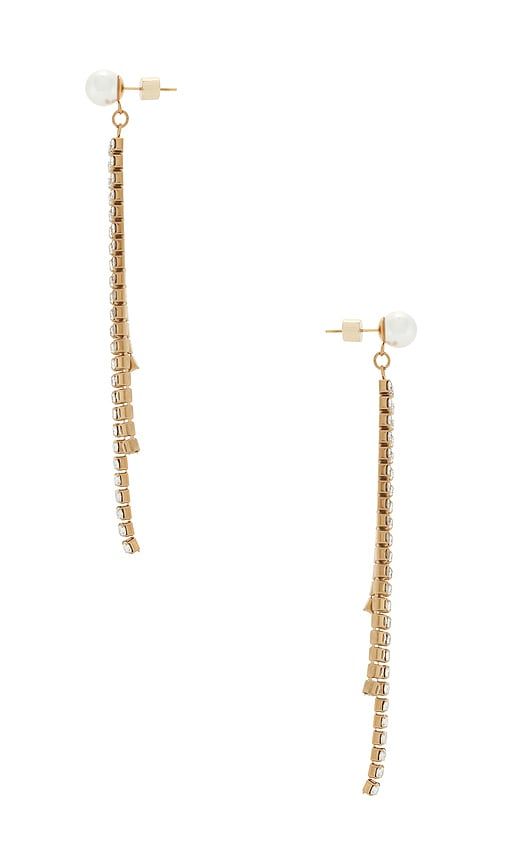Keke Earring in Metallic Gold - Natalie B Jewelry - Modalova