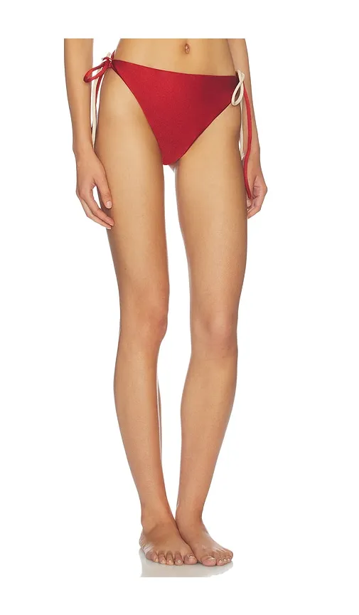 Gaia Tie Bikini Bottoms in Burnt Orange. - size L (also in M, S, XS) - Nau Bikinis - Modalova