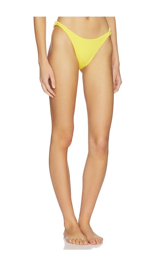 Link Strap Bikini Bottom in Yellow. - size M (also in S, XS) - Nau Bikinis - Modalova