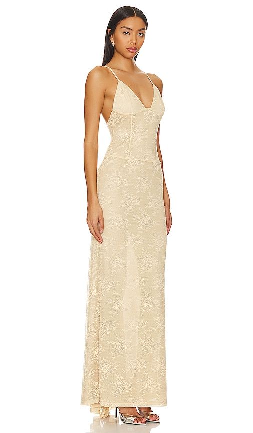 Cozette Maxi Dress in Neutral. - size L (also in M, S) - NBD - Modalova