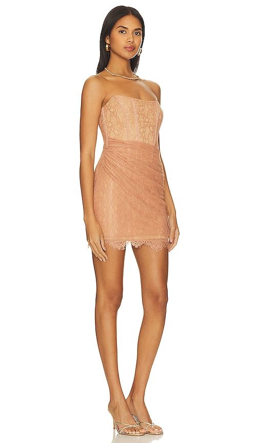 Belladonna Mini Dress in Nude. - size L (also in XL) - NBD - Modalova