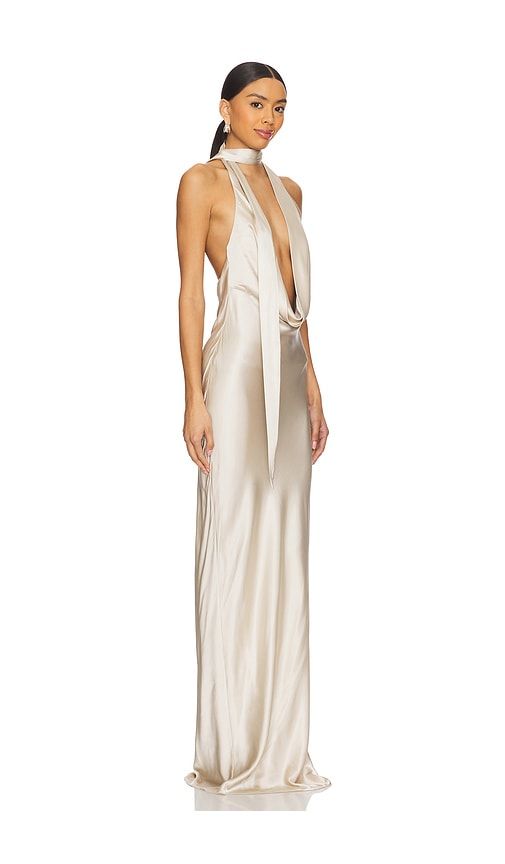 Naila Gown in Beige. - size L (also in M, S, XL) - NBD - Modalova