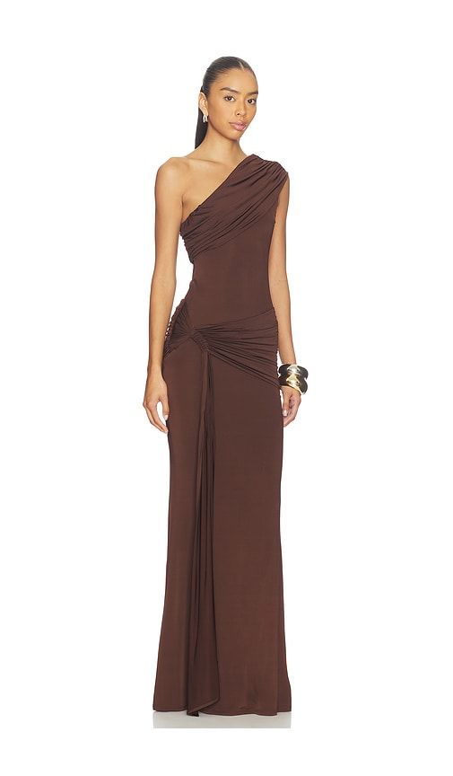 Rani Gown in Chocolate. - size L (also in M, XS) - NBD - Modalova