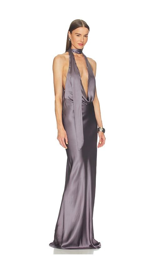 Naila Gown in Grey. - size L (also in M, S, XL) - NBD - Modalova