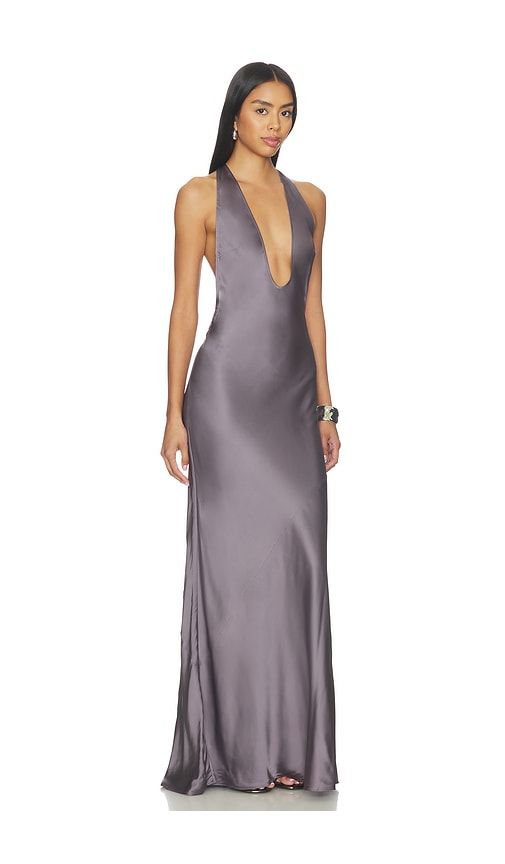 Pushpa Gown in Grey in Grey. - size L (also in M, XL) - NBD - Modalova