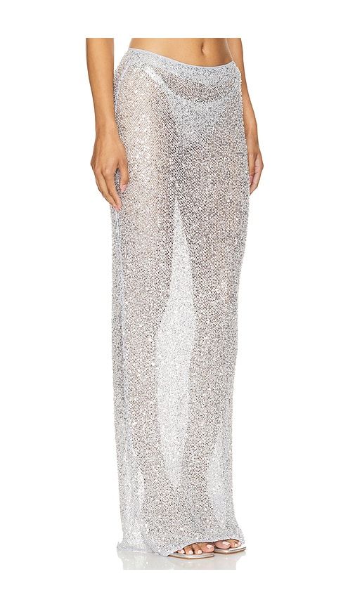 Shanti Maxi Skirt in Metallic . - size L (also in M, S, XS) - NBD - Modalova