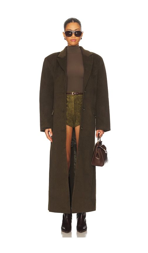 The Isla Coat in Olive. - size L (also in M, S) - Nakedvice - Modalova