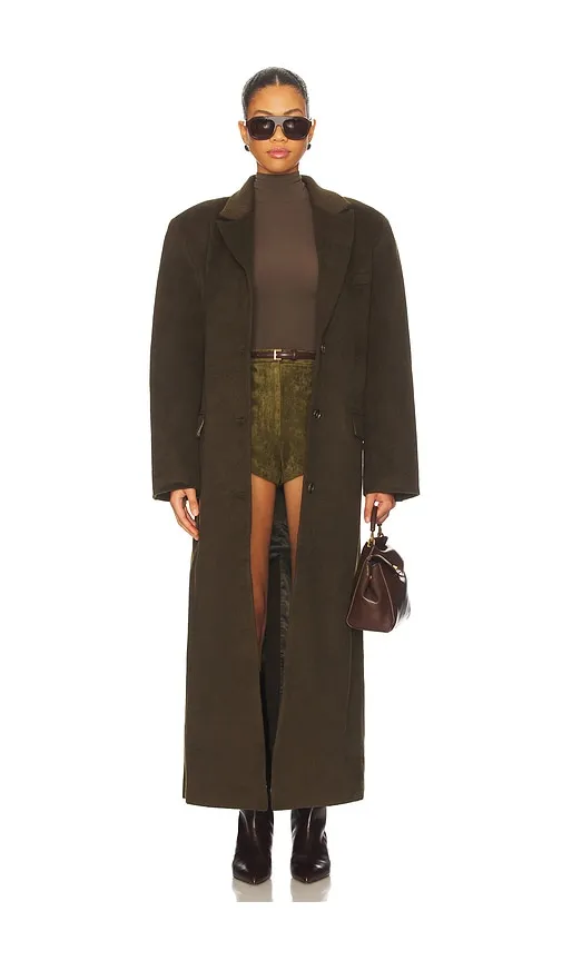 The Isla Coat in Olive. - size M (also in S) - Nakedvice - Modalova